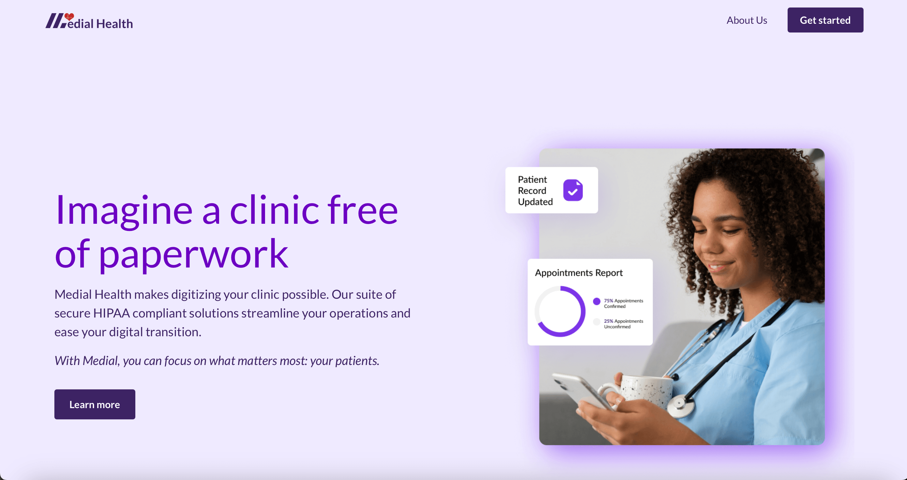 medial-health-home-page